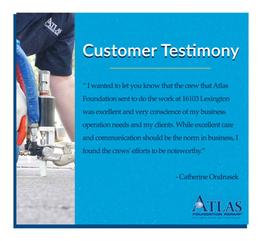customer review for atlas foundation repair